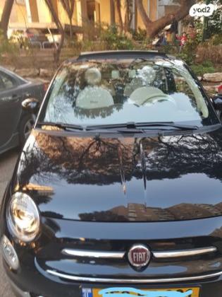 פיאט 500C Lounge גג בד דואולוג'יק 1.2 (69 כ"ס) בנזין 2018 למכירה בתל אביב יפו