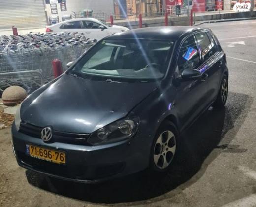 פולקסווגן גולף Trendline אוט' 5 דל' 1.4 (122 כ"ס) [2008-2013] בנזין 2012 למכירה בלוד