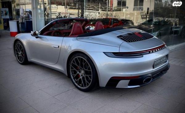 פורשה 911 קאררה 4X4 4S קבריולט אוט' 3.0 (450 כ''ס) בנזין 2021 למכירה בהרצליה