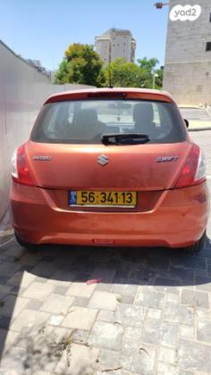 סוזוקי סוויפט GLX אוט' 1.2 (94 כ"ס) בנזין 2012 למכירה בראשון לציון