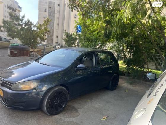 פולקסווגן גולף Trendline אוט' 5 דל' 1.4 (122 כ"ס) [2008-2013] בנזין 2010 למכירה באשקלון