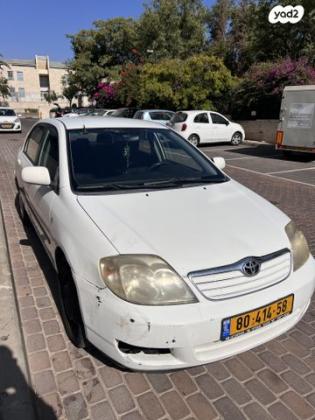 טויוטה קורולה Sun אוט' 1.6 (110 כ''ס) בנזין 2005 למכירה בקרית גת
