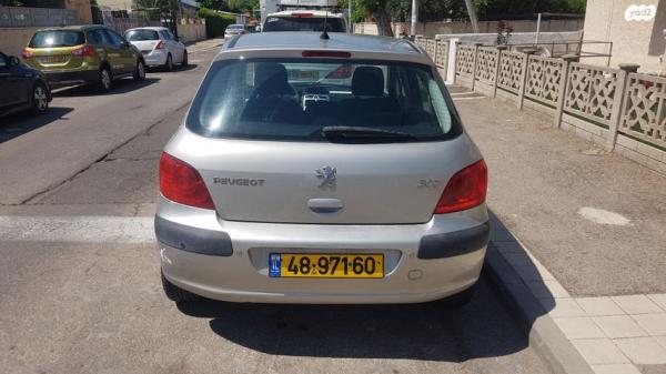 פיג'ו 307 Xline טיפטרוניק 1.6 (110 כ"ס) בנזין 2007 למכירה בקרית מוצקין