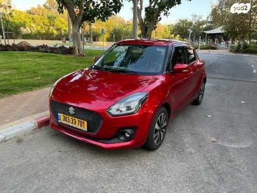 סוזוקי סוויפט GLX אוט' 1.2 (90 כ"ס) בנזין 2018 למכירה בתל אביב יפו