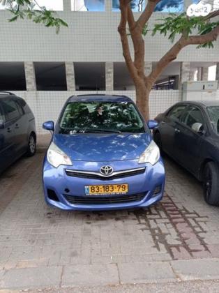 טויוטה ספייס ורסו GLI אוט' 1.3 (99 כ"ס) בנזין 2012 למכירה באשקלון