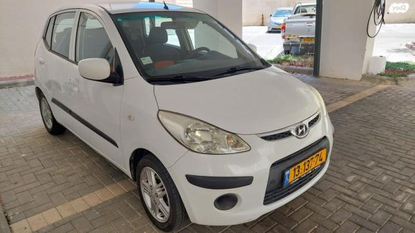 יונדאי i10 GL ידני 1.1 (69 כ''ס) בנזין 2010 למכירה בחיפה