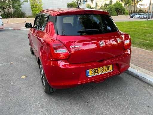 סוזוקי סוויפט GLX אוט' 1.2 (90 כ"ס) בנזין 2018 למכירה בתל אביב יפו