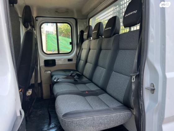 פיאט דוקאטו ארוך יורו 6 גבוה תא כפול ידני דיזל 2.3 (130 כ"ס) דיזל 2017 למכירה בפתח תקווה