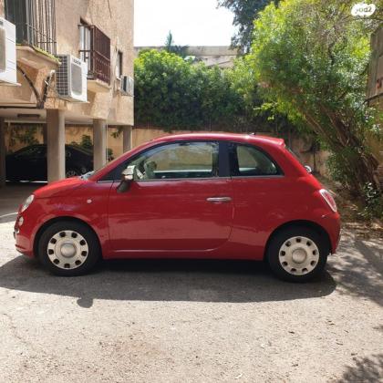 פיאט 500 My Pop דואולוג'יק 1.2 (69 כ"ס) בנזין 2015 למכירה בתל אביב יפו
