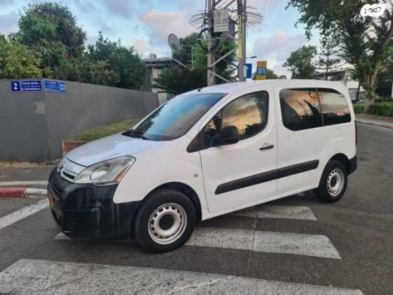 סיטרואן ברלינגו דור 2 (2008-2019) Comfort ידני דיזל 4 דל' 1.6 (75 כ"ס) דיזל 2016 למכירה בתל אביב יפו