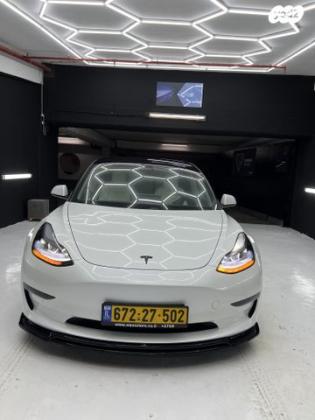 טסלה מודל 3 4X4 Long Range אוט' חשמלי (498 כ''ס) B חשמלי 2021 למכירה בגילון