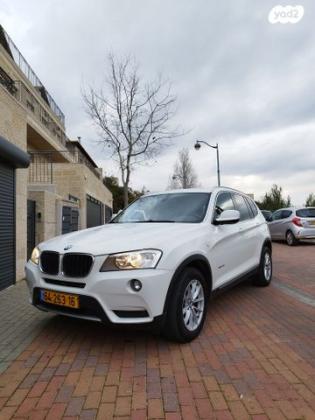 ב.מ.וו X3 4X4 XDRIVE20D Business אוט' דיזל 2.0 (184 כ''ס) דיזל 2011 למכירה בצור הדסה