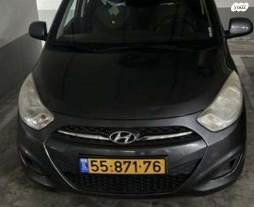 יונדאי i10 Inspire ידני 1.1 (69 כ''ס) בנזין 2011 למכירה בחולון