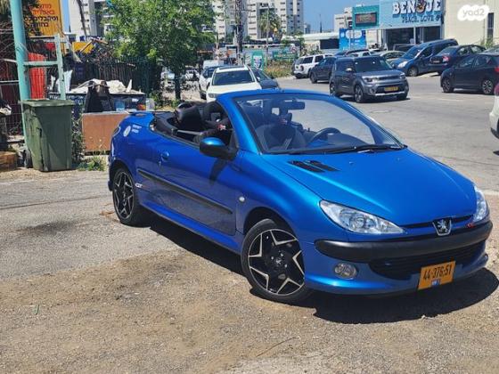 פיג'ו 206CC CC קבריולט ידני 1.6 (110 כ''ס) בנזין 2003 למכירה ביבנה