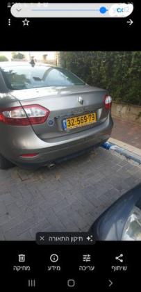 רנו פלואנס Comfort אוט' דיזל 1.5 (110 כ"ס) [2012-2013] דיזל 2012 למכירה בגבעתיים