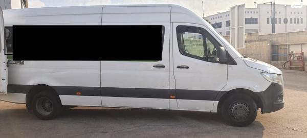 מרצדס ספרינטר מסחרי 516 ארוך/גבוה אוט' דיזל 2.1 (163 כ''ס) דיזל 2021 למכירה בשוהם