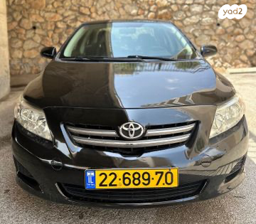 טויוטה קורולה GLI אוט' 1.6 (124 כ''ס) בנזין 2009 למכירה בחיפה