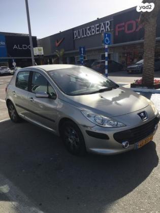 פיג'ו 307 XT טיפטרוניק 5 דל' 1.6 (110 כ"ס) בנזין 2007 למכירה באילת