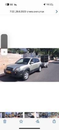 יונדאי טוסון 4X4 GLS אוט' דיזל 2.0 (112 כ''ס) דיזל 2006 למכירה בנתניה