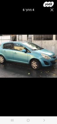 אופל קורסה Enjoy אוט' 5 דל' 1.4 (100 כ"ס) [2010-2015] בנזין 2011 למכירה בתל אביב יפו