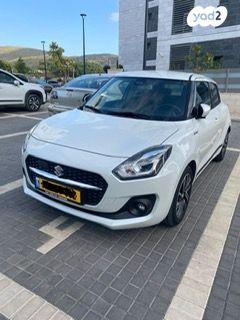 סוזוקי סוויפט GLX אוט' הייבריד 1.2 (83 כ"ס) בנזין 2021 למכירה בטירת כרמל