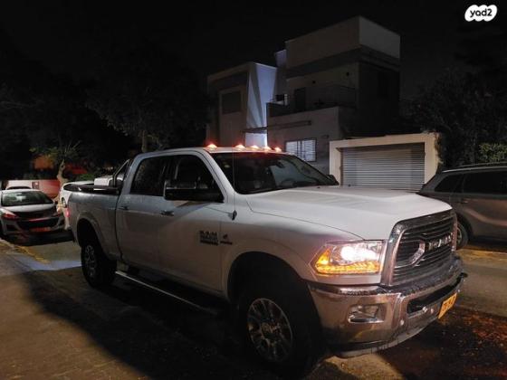 דודג' ראם קצר 4X4 3500 Laramie אוט' דיזל 6 מק' 6.7 (370 כ''ס) דיזל 2019 למכירה ביבנה
