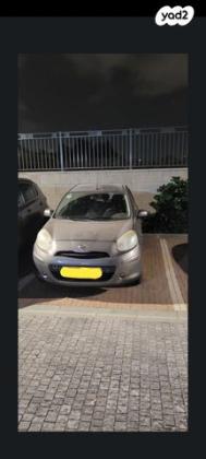 ניסאן מיקרה Visia אוט' 1.2 (80 כ''ס) בנזין 2013 למכירה בקרית אונו