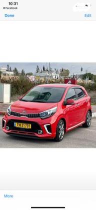 קיה פיקנטו GT Line אוט' 1.2 (84 כ''ס) בנזין 2020 למכירה בפתח תקווה