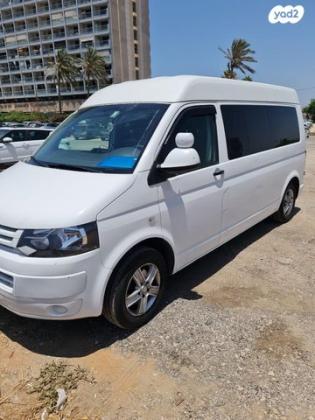 פולקסווגן טרנספורטר מסחרי/נוסעים Kombi ארוך ידני דיזל 3 מק' 3 דל' 2.0 (140 כ''ס) דיזל 2016 למכירה בכפר מנדא