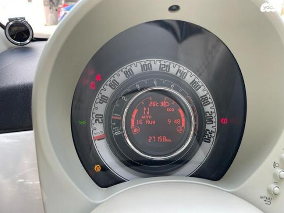 פיאט 500 Pop Star אוט' 1.2 (69 כ"ס) בנזין 2019 למכירה בהרצליה