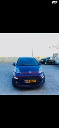 פיג'ו 107 Active אוט' 1.0 (68 כ''ס) בנזין 2012 למכירה בירושלים
