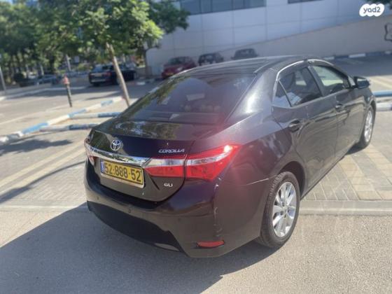 טויוטה קורולה GLI-FL אוט' 1.6 (132 כ''ס) [2013-2016] בנזין 2013 למכירה בנתניה