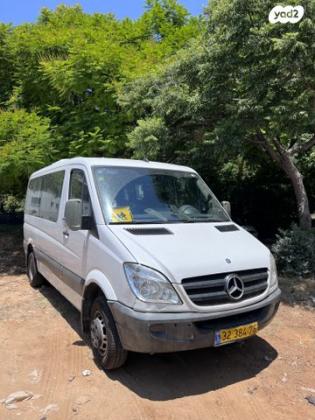 מרצדס ספרינטר היסעים 516 ידני דיזל 14 מק' טורבו דיזל 2012 למכירה בחולון