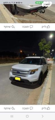 פורד אקספלורר 4X4 XLT אוט' 7 מק' 3.5 (290 כ''ס) בנזין 2013 למכירה בכפר יונה