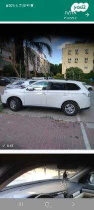 מיצובישי אאוטלנדר Instyle אוט' 5 מק' 2.0 (150 כ"ס) בנזין 2015 למכירה בהרצליה