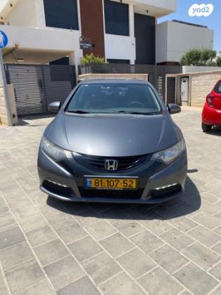 הונדה סיוויק האצ'בק החדשה Comfort אוט' 1.8 (142 כ''ס) בנזין 2014 למכירה בבאר שבע
