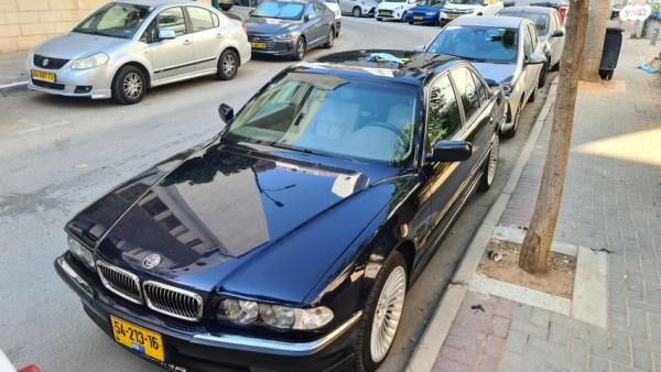 ב.מ.וו סדרה 7 728I אוט' 2.8 (193 כ"ס) בנזין 2001 למכירה בתל אביב יפו