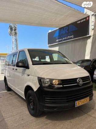 פולקסווגן טרנספורטר מסחרי/נוסעים Delivery Van ארוך ידני דיזל 2-3 מק' 2.0 (102 כ''ס) דיזל 2019 למכירה בראשון לציון