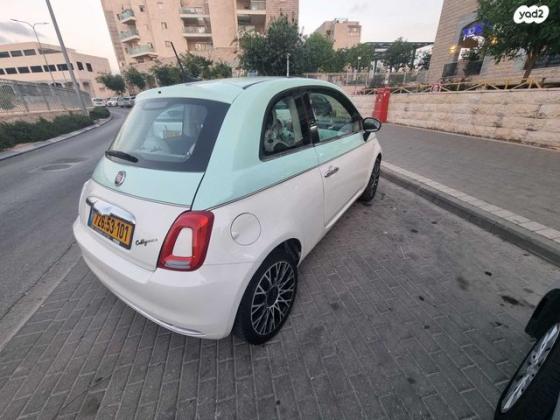 פיאט 500 Collezione אוט' 1.2 (69 כ''ס) בנזין 2019 למכירה בבית שמש