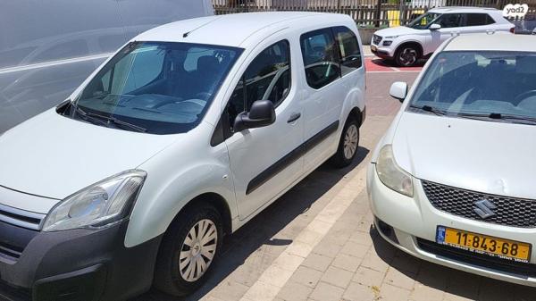 סיטרואן ברלינגו דור 2 (2008-2019) Comfort ידני דיזל 4 דל' 1.6 (75 כ"ס) דיזל 2016 למכירה בבאר יעקב