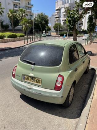 ניסאן מיקרה Visia אוט' 1.4 (88 כ''ס) בנזין 2007 למכירה באשקלון