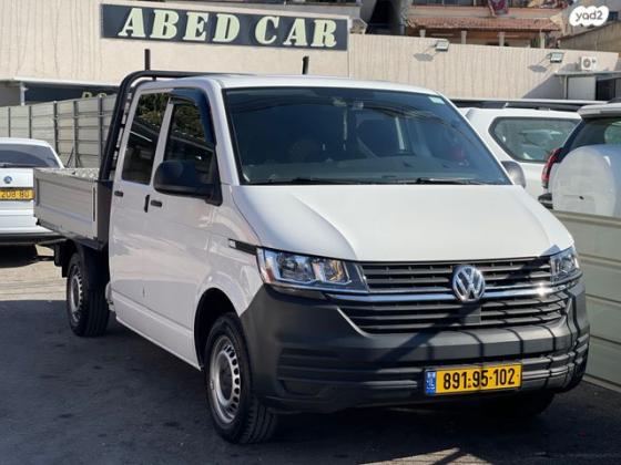 פולקסווגן טרנספורטר טנדר T6 דאבל קבינה אוט' דיזל 2.0 (150 כ''ס) דיזל 2023 למכירה בריינה