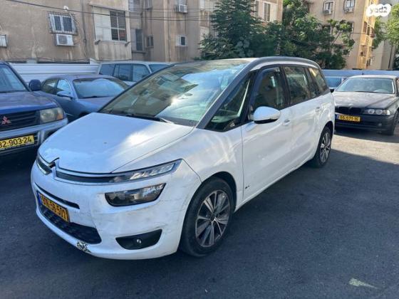 סיטרואן C4 פיקאסו Exclusive אוט' דיזל 7 מק' 2.0 (149 כ''ס) דיזל 2015 למכירה בפתח תקווה
