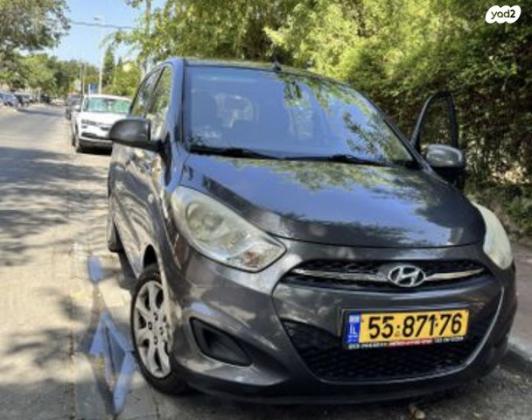 יונדאי i10 Inspire ידני 1.1 (69 כ''ס) בנזין 2011 למכירה בחולון