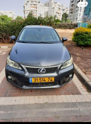 לקסוס CT200H הייבריד אוט' 1.8 (99 כ"ס) בנזין 2011 למכירה באשדוד