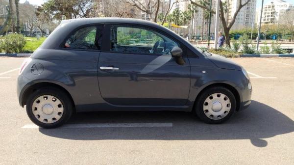 פיאט 500 Pop אוט' 1.2 (69 כ"ס) [2009-2014] בנזין 2014 למכירה בנתניה