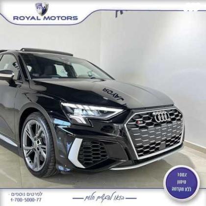 אאודי S3 4X4 Sportback הצ'בק אוט' 2.0 (310 כ''ס) בנזין 2023 למכירה בקרית שמונה