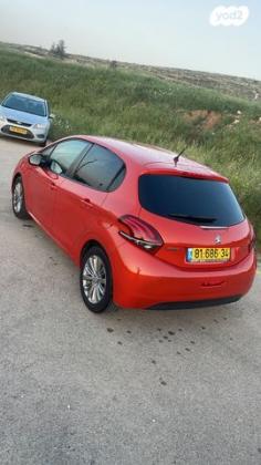 פיג'ו 208 Active Pro אוט' 1.2 (110 כ"ס) בנזין 2015 למכירה בחדרה