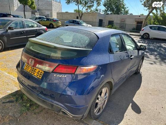 הונדה סיוויק האצ'בק החדשה Luxury אוט' 1.8 (140 כ''ס) בנזין 2009 למכירה בגבעת זאב