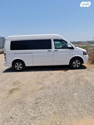 פולקסווגן טרנספורטר מסחרי/נוסעים Kombi ארוך ידני דיזל 3 מק' 3 דל' 2.0 (140 כ''ס) דיזל 2016 למכירה בכפר מנדא